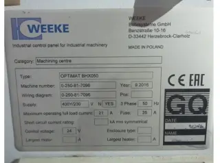 Деревообрабатывающий центр с чпу homag BHX 050