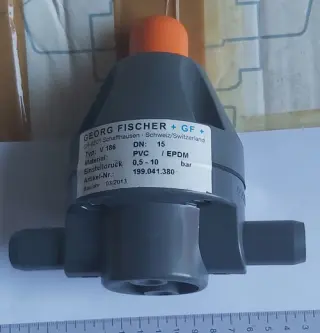 Клапан поддержания давления +GF+, PVC/EPDM, ТИП V 186, DN15)