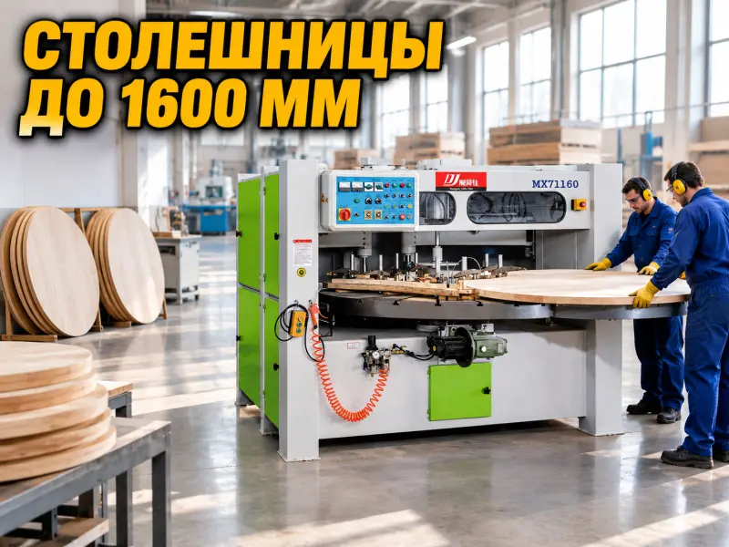 Копировально-фрезерный станок для столешниц по дереву MX71160