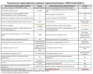 Портальная машина термической резки "AMS-Combi.6020.1", плазма + газ, промышленный класс