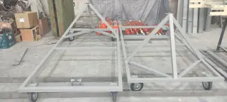 Шнековый передвижной конвейер