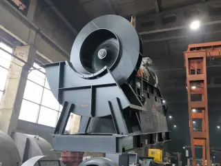 Дымососы ДН с ходовой частью производительностью 38 300–207 000 м³/ч