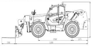 Телескопический погрузчик XCMG XC6-3514К
