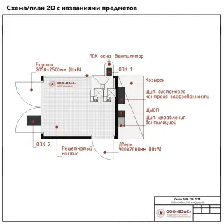 Склад ГСМ 3000х2450х2900