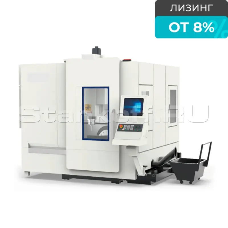 Пятиосевой вертикально-фрезерный обрабатывающий центр с ЧПУ HITIC PLWZ-400B/Siemens