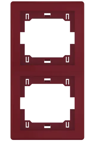 Рамка CADUCEUS ALING PRESTIGE декоративная, двухместная, вертикальная