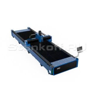 Оптоволоконный лазерный станок по металлу LD-6015S/12000 Raycus