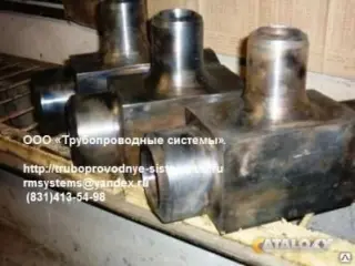 Тройник стальной точеный высокого давления ГОСТ 22822-83