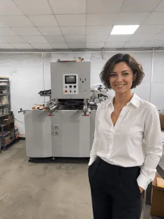 Автоматический пресс для горячего тиснения фольгой