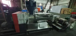 Двухкаскадный гранулятор для мягкого сырья SJ 125/125 S