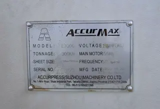 Координатно-пробивной пресс ACCURMAX E3000