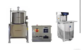 SELMI TOP EX Continuous Tempering Machine 60kg Tank и ECGC-65E Grinder with deluxe control panel (Оборудование для шоколада и выпечки) новое