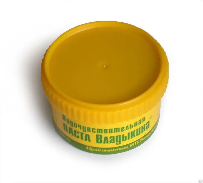 Водочувствительная паста Владыкина