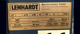 Линия сборки стеклопакетов Lenhardt 2700 х 5000 мм с газовым прессом и роботом