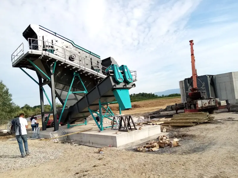 CONSTMACH Шнековая пескомойка - 100 TPH