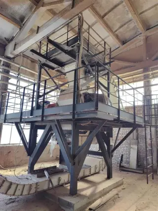 Линия измельчения и сушки сырья для производства биотоплива