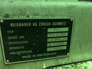 Зубошлифовальный станок Reishauer NZA