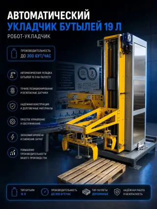 Линия розлива воды