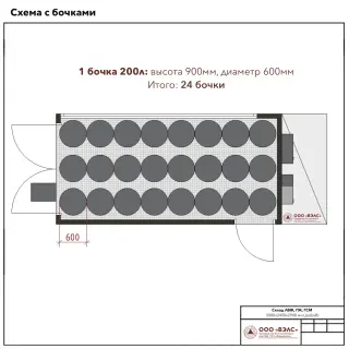 Склад ГСМ 5000х2450х2900