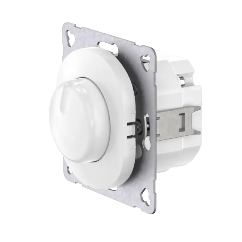 Диммер скрытой установки CADUCEUS ALING EON, поворотно-нажимной, LED 1-100Вт, универсальный, механизм