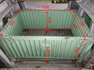 Тара металлическая для склада и производства