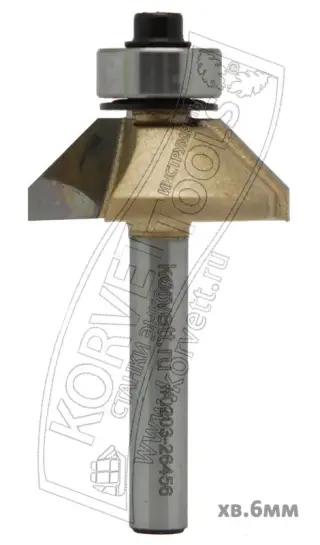 0203-30456. Фреза кромочная конусная н\п D30.96 H12.5 А45° TL65 Х6 #16410