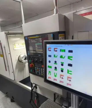 Токарный станок с чпу, пластик (PU, ptfe, POM, PA)