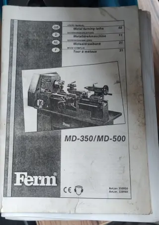 Станок токарный Ferm MD-500