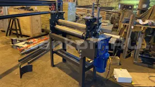 Вальцовочный станок трех-валковый ручной RM-550x4