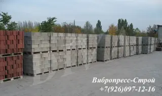 Станок для изготовления шлакоблоков в России