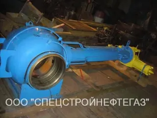 Кран шаровой полнопроходной под приварку с пневмогидроприводом 11лс(6)768п6 DN 400 PN 8,0 МПа У1, корпус ст. 09Г2С, класс герметичности «А»
