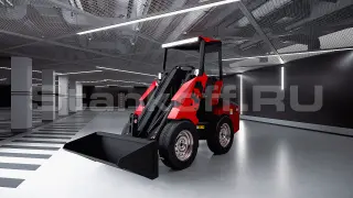 Шарнирно-сочленённый погрузчик RED RBF-03