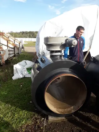 Полнопроходной шаровой кран BROEN-BALLOMAX DN600 PN40