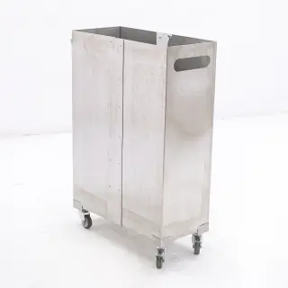 Контейнер нержавеющий передвижной 280х600х900