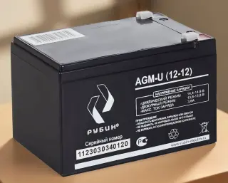 Аккумулятор Рубин Рубин AGM-U (12-12)