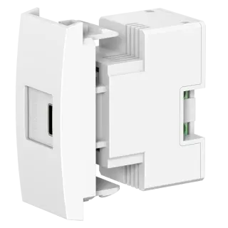Механизм встраиваемой розетки USB тип C CADUCEUS ALING MODE для зарядки 1-го устройства