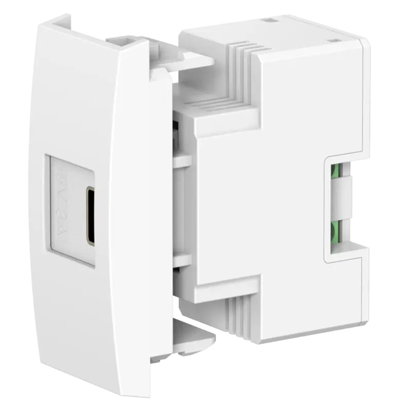 Механизм встраиваемой розетки USB тип C CADUCEUS ALING MODE для зарядки 1-го устройства