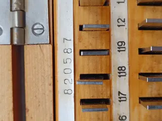 Набор концевых мер КМД №1 кл1 гост 9038-73 №820587