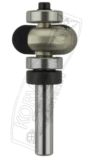1607-952. Фреза кромочная галтельная в+н\п R9.52 D35 H19.05 TL71 Х8