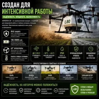 Агродрон Вортекс Агро L80