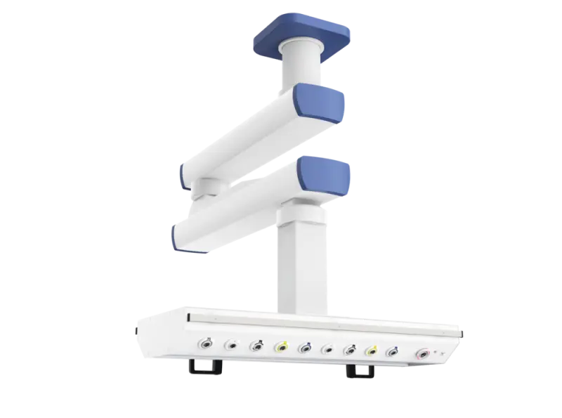 Потолочная двухплечевая медицинская консоль CADUCEUS C2E-A