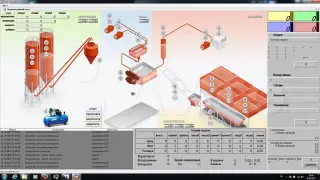 Бетонный завод HZS40 (HZS45, HZS35)