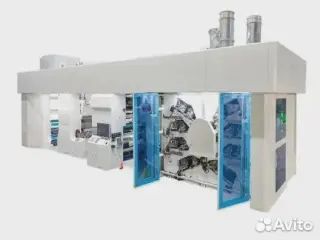 Флексографская с центральным барабаном gearless