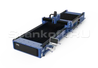 Оптоволоконный лазерный станок по металлу LD-6015S/12000 Raycus