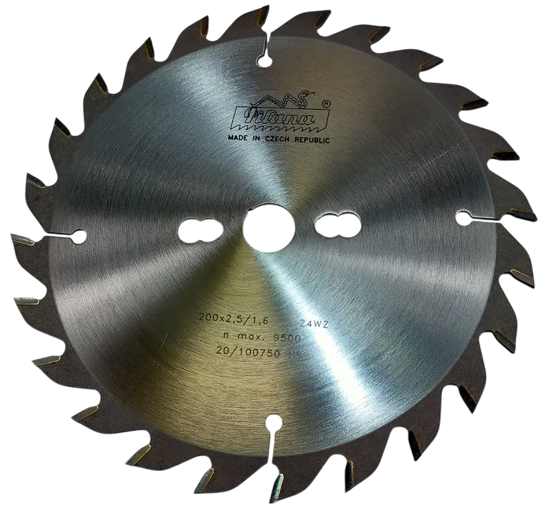 Пила дисковая TCT Pilana 200x2.5/1.6x20 z24  81-26 WZ, Ø200x2.5/1.6x20 z24  81-26 WZ Pilana