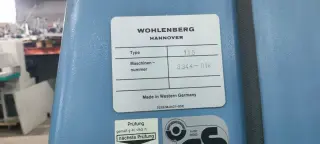 Wohlenberg 115 MCS-2TV программа, Воздушный стол, широкие столы, состояние очень хорошее