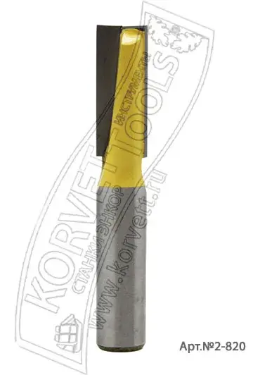 2-825. Фреза пазовая прямая торцевая D8 H25 TL51 Х8