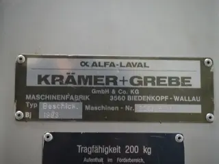 Волчок мясорубка Krämer+Grebe WW 200 с подъемником