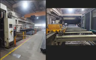 Линейка TIPO C с чпу для пробивки, сверления, термической обработки