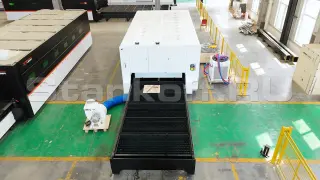 Высокомощный оптоволоконный лазерный станок в защитной кабине XTC-2060G/20000 Raycus